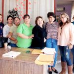 Personal que labora en DIF de la Colonia Pueblo Nuevo dirigido por Sandra Hampl recibieron la visita de la nueva presidenta de DIF Laura Selene Gutiérrez.
