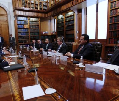 Participa Carlos  Mendoza en Reunión con Secretario de Gobernación