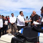 El gobernador Carlos Mendoza entregó más de 3.8 millones de pesos en beneficio de 471 pescadores ribereños de los cinco municipios de la entidad