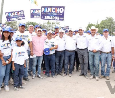 Pancho Pelayo Realiza Campaña en Comondú   