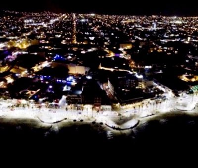 Recibe Gobierno del Estado Malecón de La Paz   Da Inicio Presidenta de SEDIF a Festejos Decembrinos   