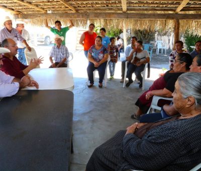 Alcalde atiende a los habitantes de San Luis Gonzaga 