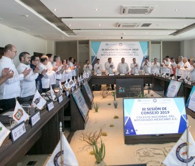 Se Lleva a cabo la Tercera Sesión del  Consejo Nacional del Notariado Mexicano