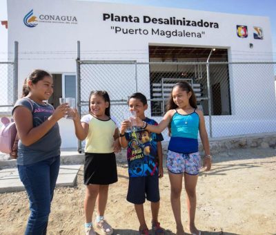 Inaugura Gobierno del Estado Planta Desalinizadora en Bahía Magdalena   