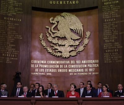 Acude Gobernador CMD a festejo por CIII Aniversario de la Constitución Política de los Estados Unidos Mexicanos   